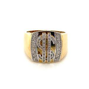 10kt Yellow Gold Diamond Ring