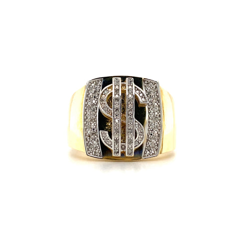 10kt Yellow Gold Diamond Ring