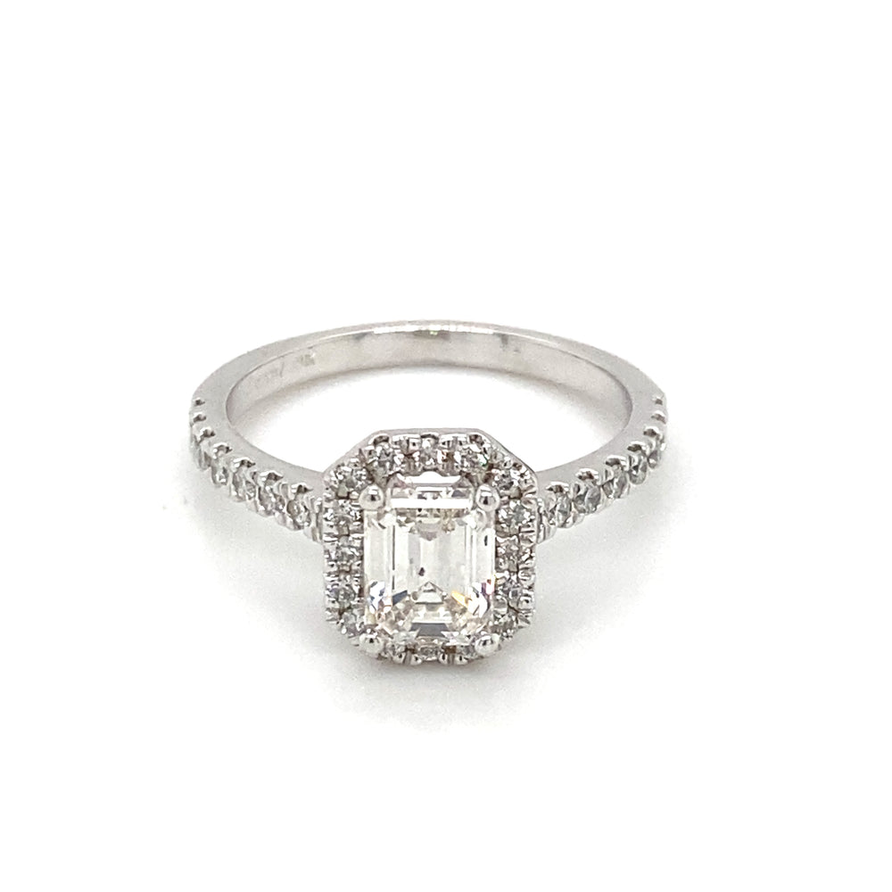 14kt White Gold 1.27ct Diamond Ring