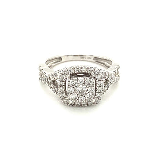 14kt White Gold .75ct Diamond Ring