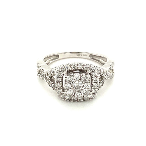14kt White Gold .75ct Diamond Ring