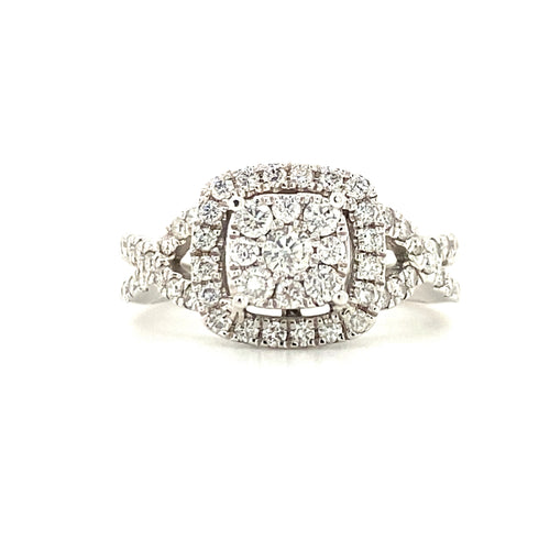 14kt White Gold .75ct Diamond Ring