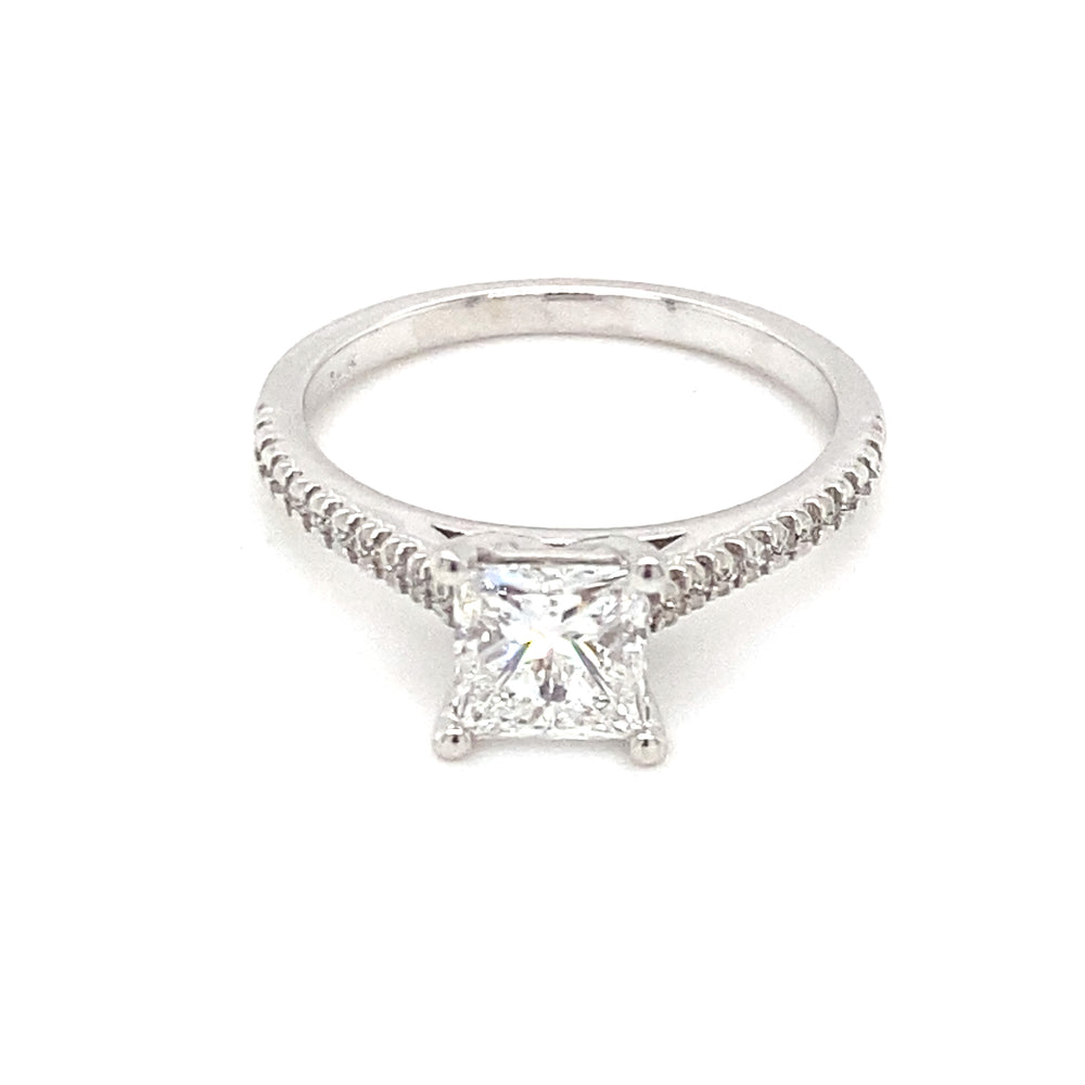 14kt White Gold 1.32ct Diamond Ring