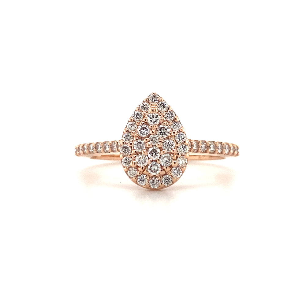 14kt Rose Gold .50ct Diamond Ring