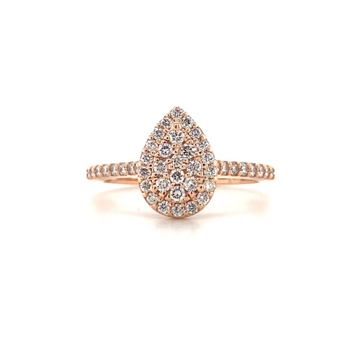 14kt Rose Gold .50ct Diamond Ring