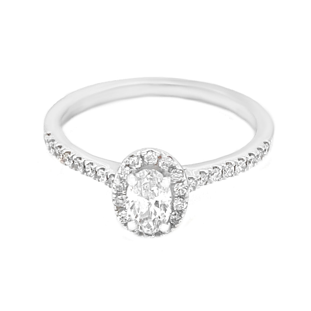 14kt White Gold .50ct Diamond Ring