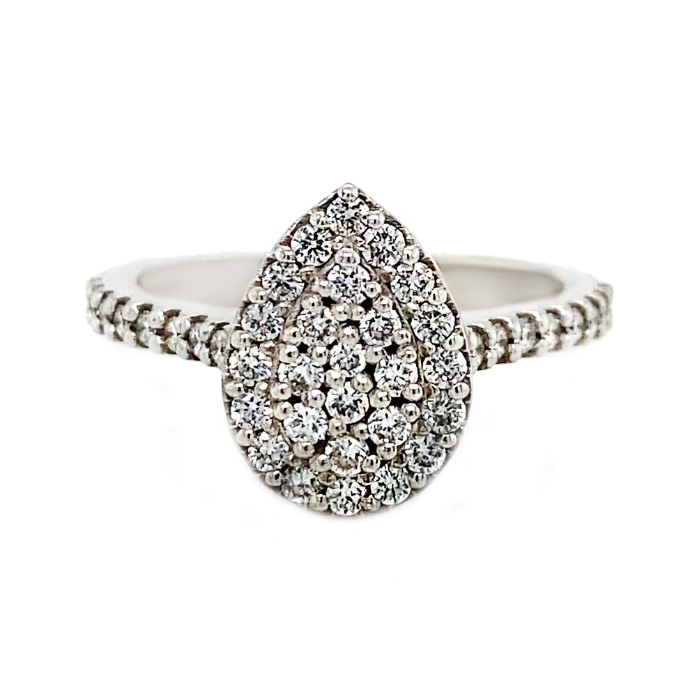 14kt White Gold 0.75ct Diamond Engagement Ring
