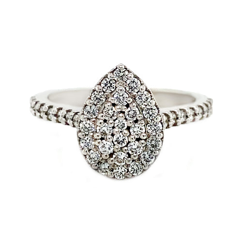14kt White Gold 0.75ct Diamond Engagement Ring