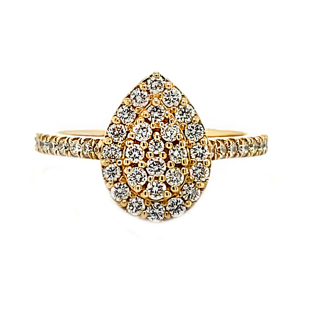 14kt Yellow Gold 0.75ct Diamond Engagement Ring