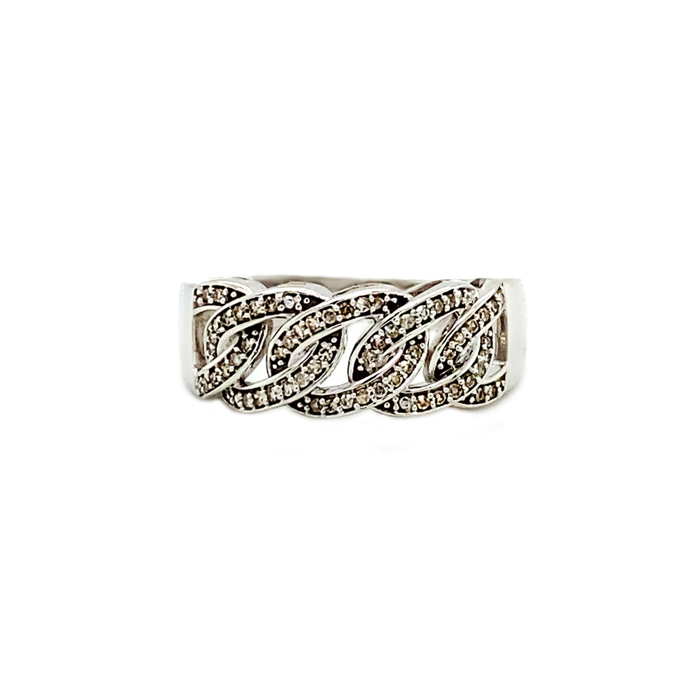 10kt White Gold Diamond Ring