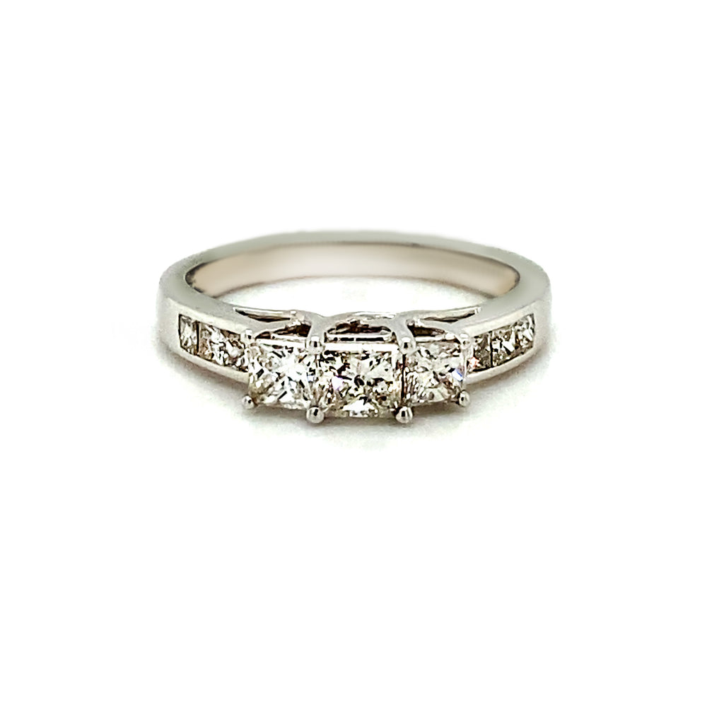14kt White Gold and 1.00ct Diamond Ring