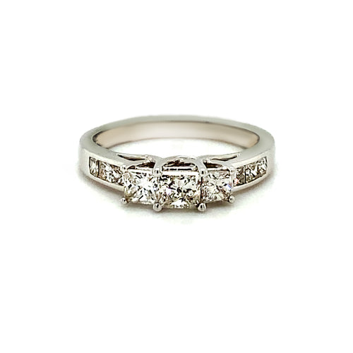 14kt White Gold and 1.00ct Diamond Ring