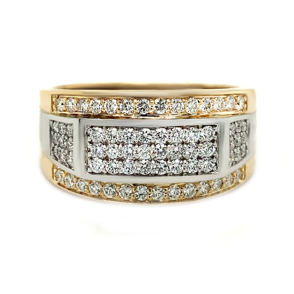 10kt Two-Tone Gold 1.00ct Diamond Ring