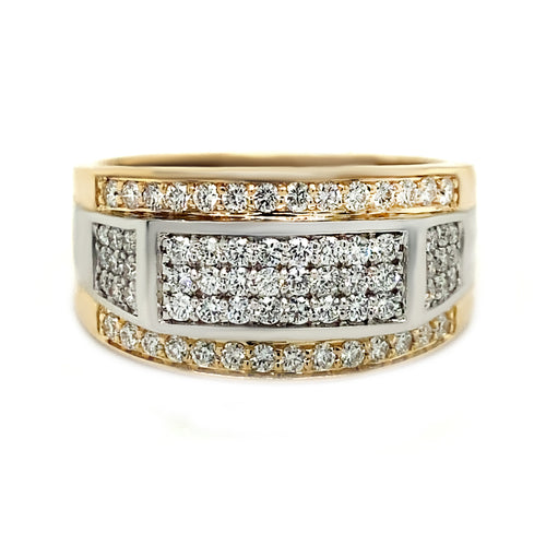 10kt Two-Tone Gold 1.00ct Diamond Ring