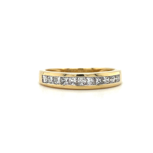 14kt Yellow Gold Diamond Band