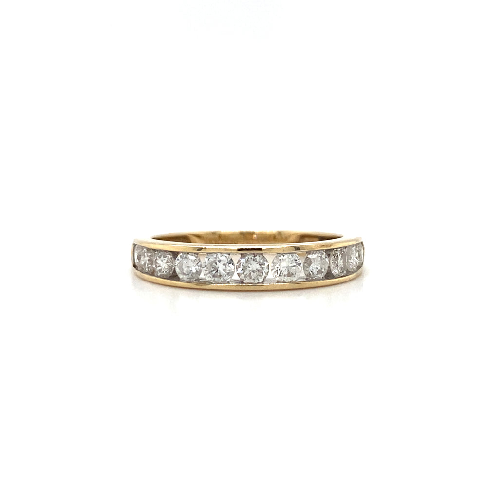 14kt Yellow Gold .75ct Diamond Band