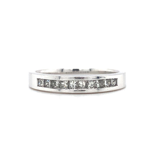 14kt White Gold and 0.33tw Diamond Band