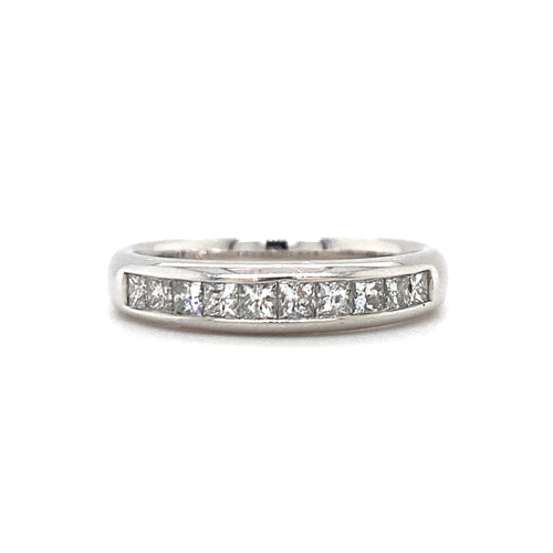 14kt White Gold and 0.50tw Diamond Band