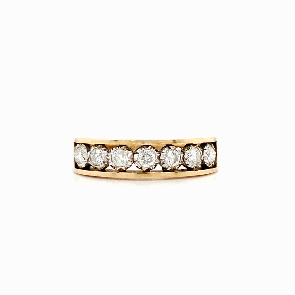 10kt Yellow Gold Diamond Band