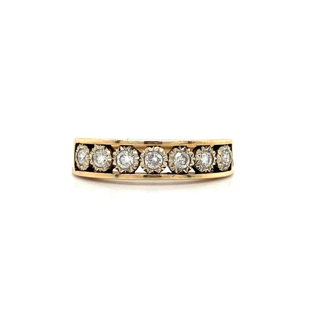 10kt Yellow Gold Diamond Band