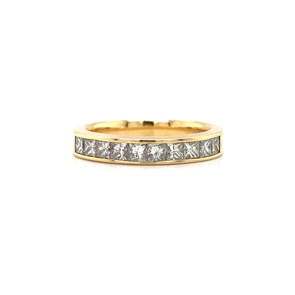 14kt Yellow Gold .75ct Diamond Band