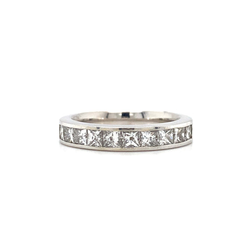 14kt White Gold 1.00ct Diamond Band
