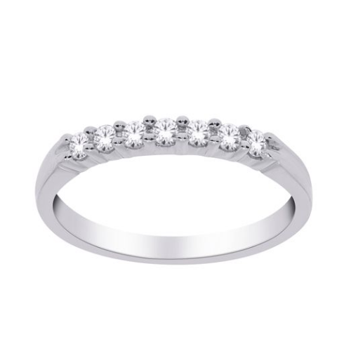 14kt White Gold .50 ct Diamond Band