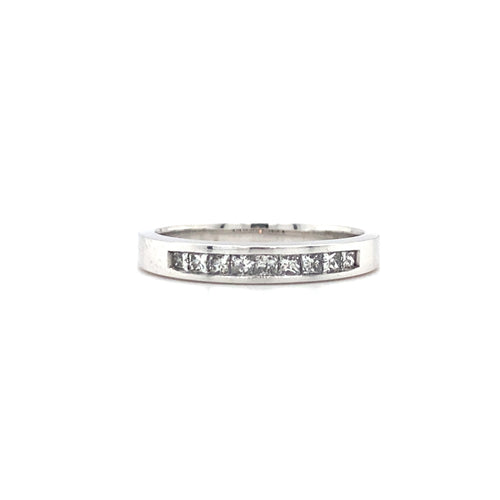 14kt White Gold and 0.25tw Diamond Band