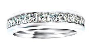 14kt White Gold Diamond Band