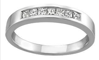 14kt White Gold Diamond Band