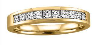 14kt Yellow Gold Diamond Band