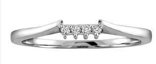 14kt White Gold Diamond Band