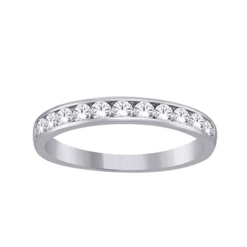 10kt White Gold .20 ct Diamond Band