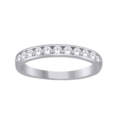 10kt White Gold .25 ct Diamond Band