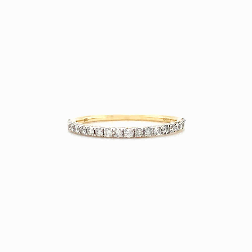 14kt Yellow Gold .25 ct Diamond Band