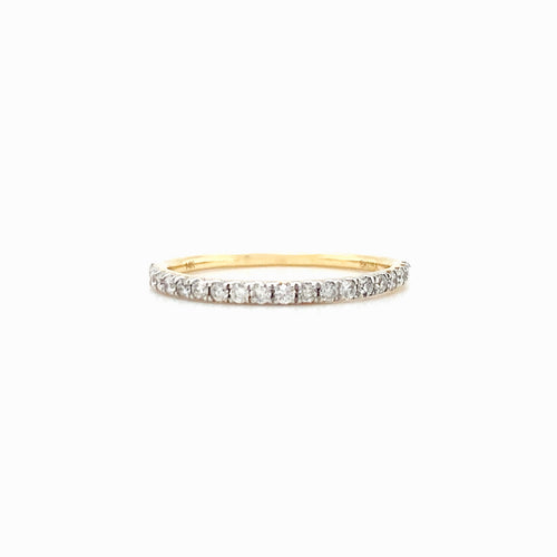 14kt Yellow Gold .25 ct Diamond Band