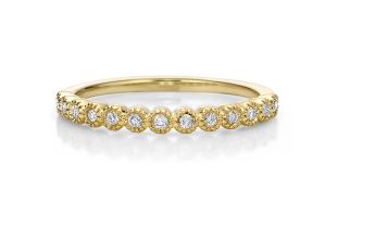 10kt Yellow Gold Diamond Band