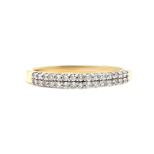 14kt Yellow Gold Diamond Band
