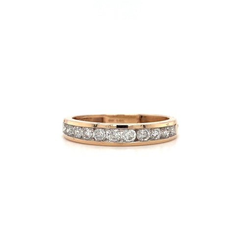 14kt Rose Gold .50ct Diamond Band
