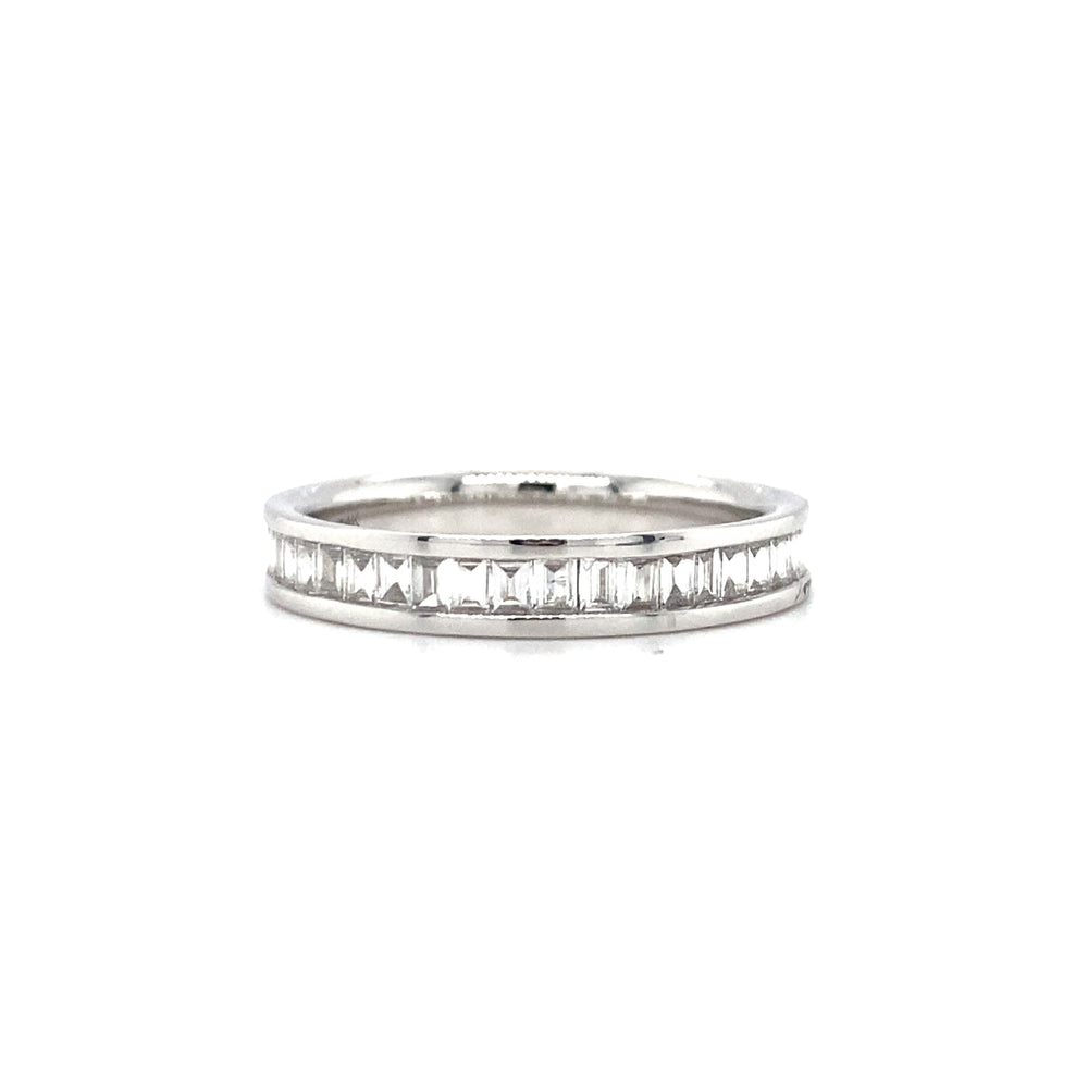 14kt White Gold and 0.50tw Diamond Band