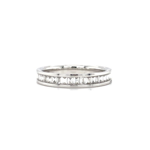 14kt White Gold and 0.50tw Diamond Band