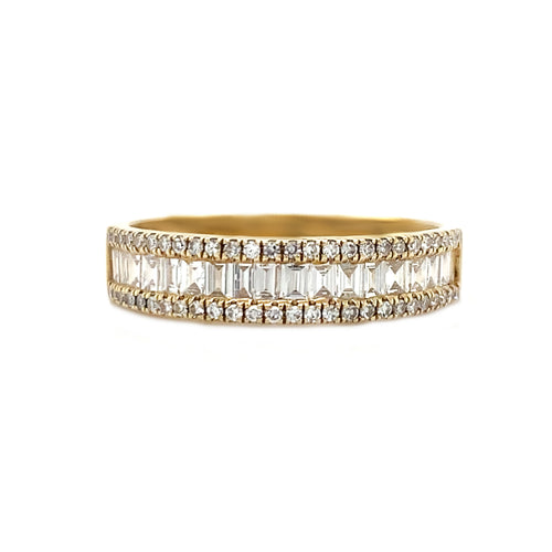14k Yellow Gold .55tdw Diamond Band