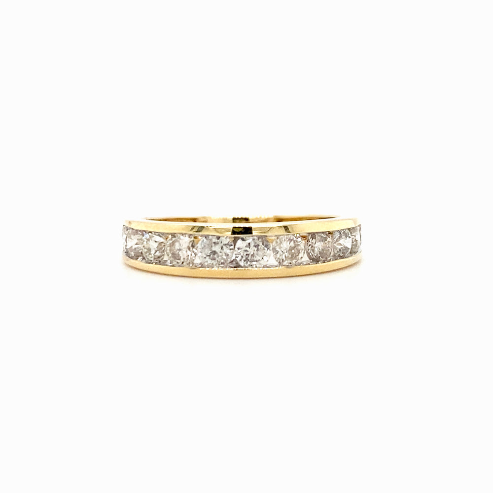14kt Yellow Gold 1.00ct Diamond Band