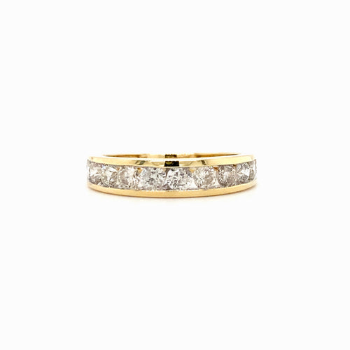 14kt Yellow Gold 1.00ct Diamond Band