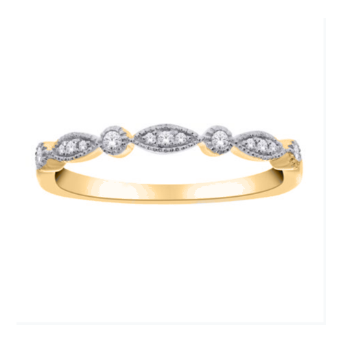 10kt Yellow Gold .07 ct Diamond Band