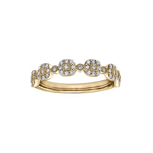 10kt Yellow Gold .25 ct Diamond Band