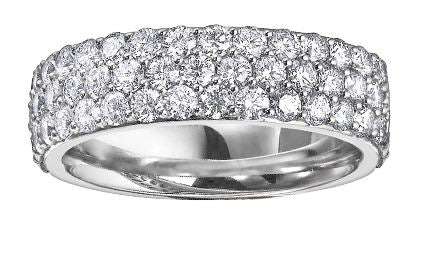 14kt White Gold .50 ct Diamond Band