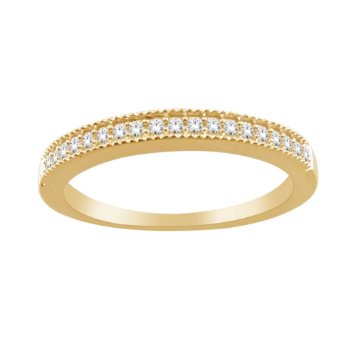 10kt Yellow Gold .10 ct Diamond Band