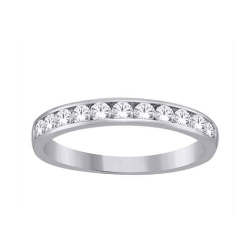 14kt White Gold .50ct Diamond Band