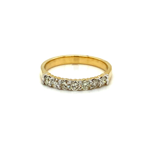 14kt Yellow Gold and 0.50tw Diamond Band